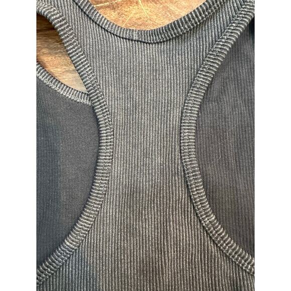 Free People Gray Longline Fit All Time High Sports Bra Size medium - Picture 5 of 6